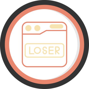 Modern simgenin vektör illüstrasyonu simge eksikliği