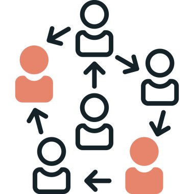 iş insanları vektör simgesi