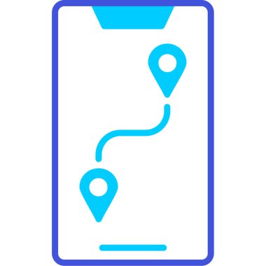 Harita işaretleyici. Basit resimleme