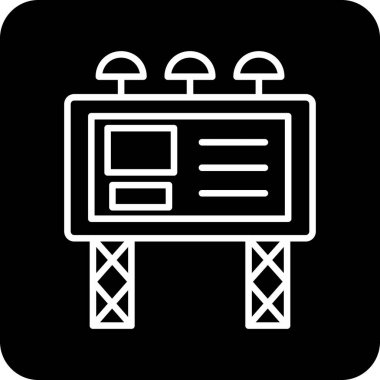 Seo ve pazarlama simgelerinin vektör illüstrasyonu