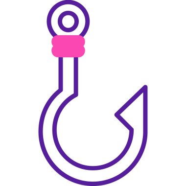 Kanca. Web simgesi basit illüstrasyon