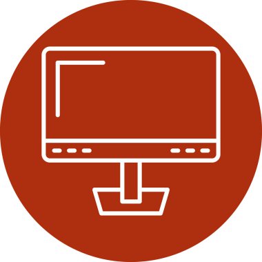 bilgisayar ekranı simgesi. vektör illüstrasyonu