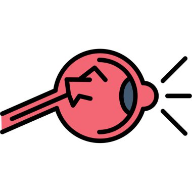 ok simgesi ve vektör illüstrasyonlu büyüteç