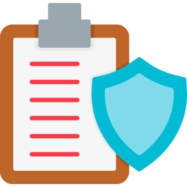 Belge. Web simgesi basit illüstrasyon