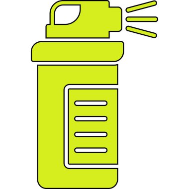 şişe karıştırıcı simgesi ana hatlarıyla