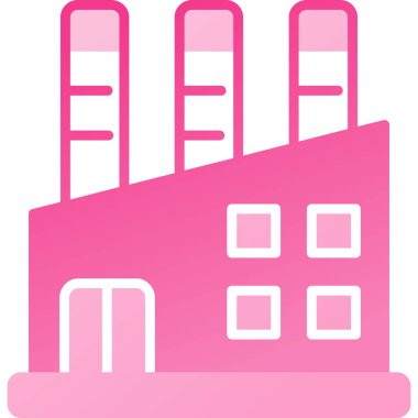 Fabrika. Web simgesi basit tasarım