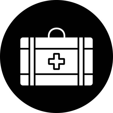 Haçlı bir çantanın vektör illüstrasyonu