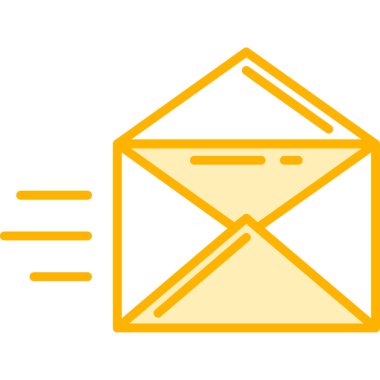 e-posta simgesi ana hat biçiminde