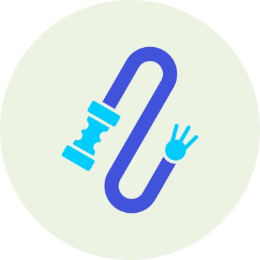 Mavi ve beyaz rengin vektör illüstrasyonu