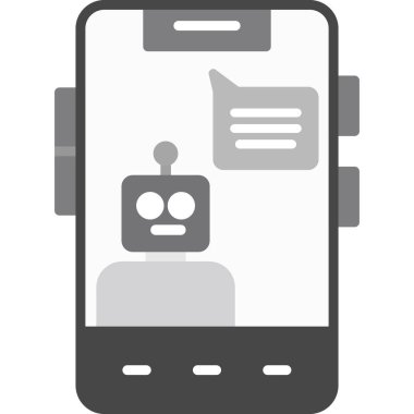 taşınabilir sohbet ileti ileti simgesi ana hat biçiminde