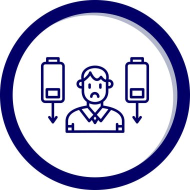 Cep telefonunun basit simgesi, vektör illüstrasyonu