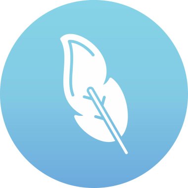 Yaprak ikonu vektör illüstrasyonu