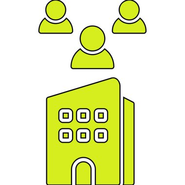 İnsan simgesinin vektör illüstrasyonu