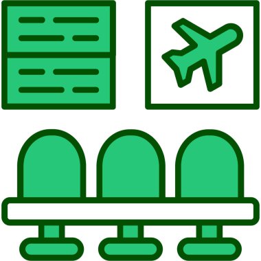 Uçak bileti. Basit tasarım