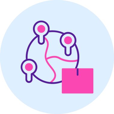 seo modern simgesinin vektör illüstrasyonu