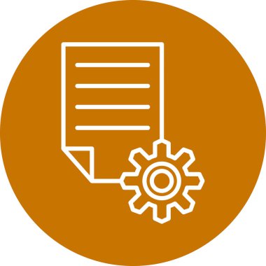 Dosya. Web simgesi basit illüstrasyon