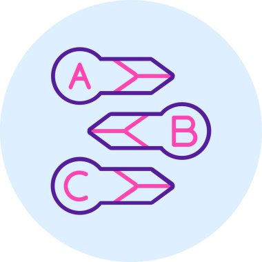 ok simgesinin vektör illüstrasyonu