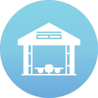 Yapı simgesinin vektör illüstrasyonu