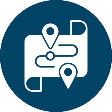 Harita işaretleyici vektör illüstrasyonuName