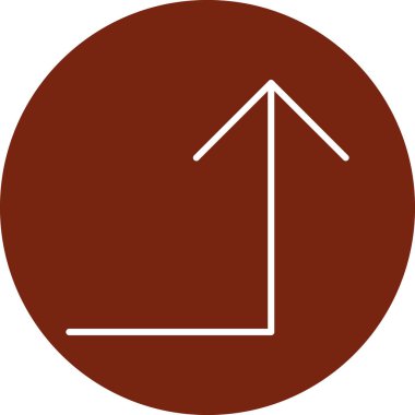 Bir ahşap ev simgesinin vektör çizimi