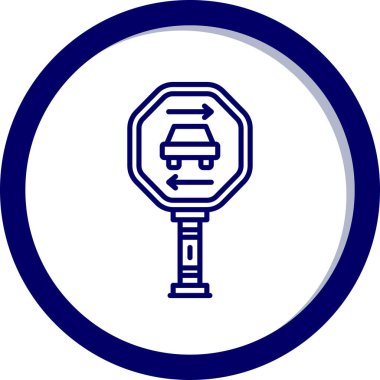 Pusula simgesinin vektör illüstrasyonu