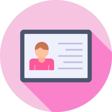 avatar simgesi vektör illüstrasyonu