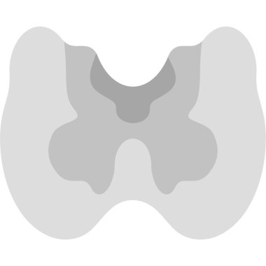 Düz stil izole edilmiş ağ için insan vücut anatomisi simgesi