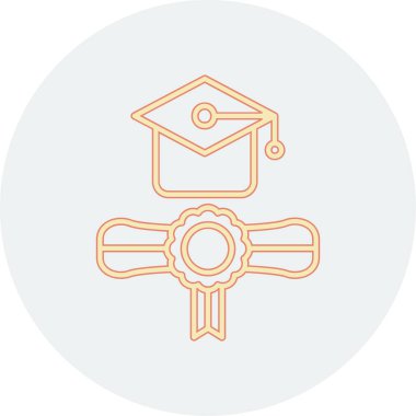 Eğitim simgesinin vektör illüstrasyonu