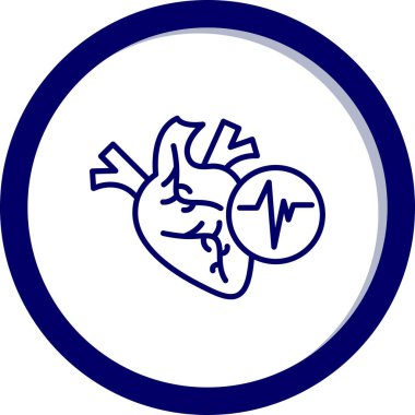 vektör kalp çizimi ve organ eksikliği