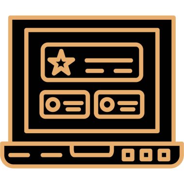 Vektör illüstrasyonu, seo modern simge