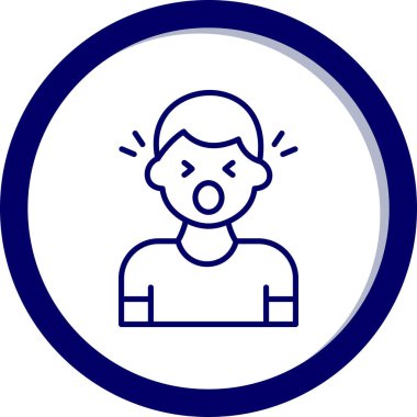 Bir kadın simgesinin vektör illüstrasyonu