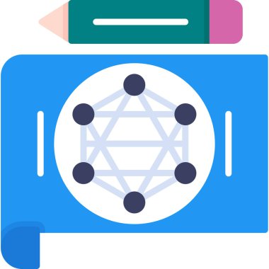 Kitap. Web simgesi basit illüstrasyon