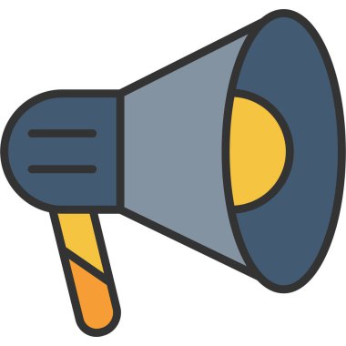 Konuşmacı. Web simgesi basit tasarım