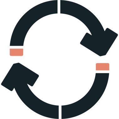 Yeniden yükleme simgesini doldurulmuş - taslak biçimi ile tazele