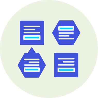 Modern b 'nin vektör illüstrasyonunda belgenin eksik simgesi