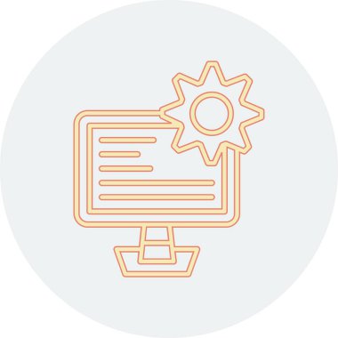 seo modern simgesinin vektör illüstrasyonu