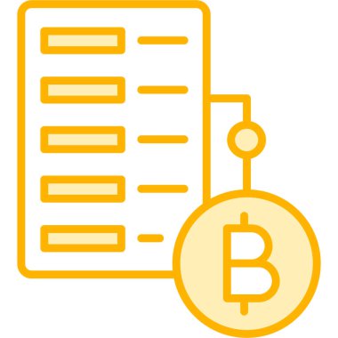 bitcoin. Web simgesi basit illüstrasyon