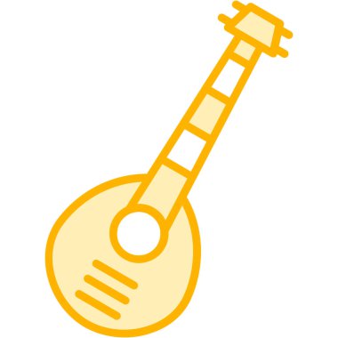 akustik gitar müzik simgesi