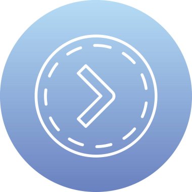 Ok. Web simgesi basit illüstrasyon