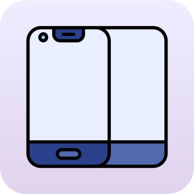 akıllı telefon simgesi modern vektör illüstrasyonu