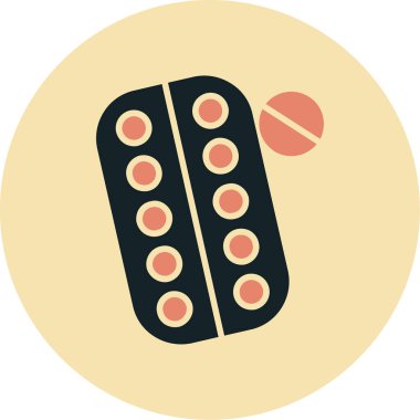 Haplar. Web simgesi basit illüstrasyon