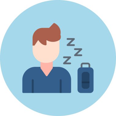 Adam bardakla uyuyor.