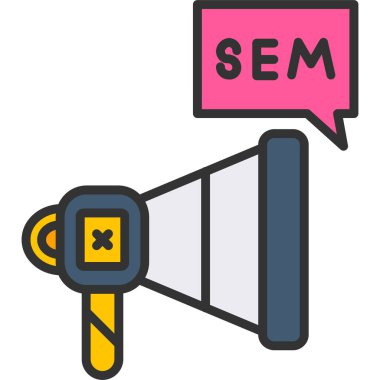 Arama simgesinin vektör illüstrasyonu