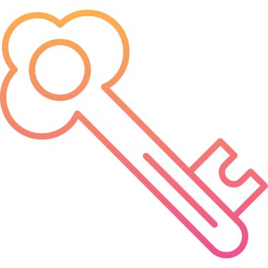 Modern termometre simgesinin vektör çizimi