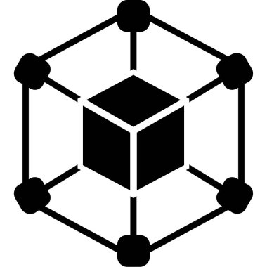 ağ küp simgesi, basit biçim