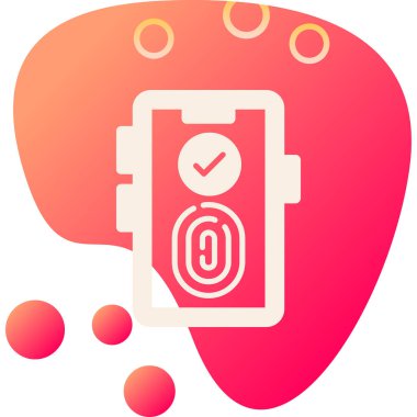 Saatli bir telefonun vektör çizimi