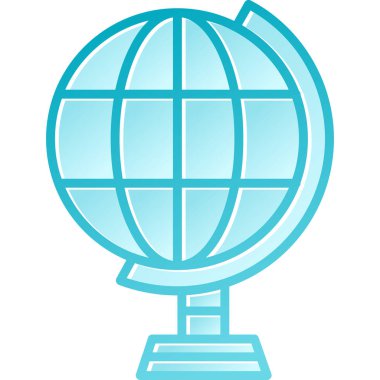 Küresel simge vektör illüstrasyonu