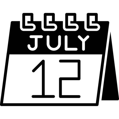 Takvim Kabartma Simgesi Tasarımı