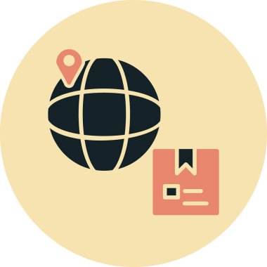 konum düz vektör simgesi, desig