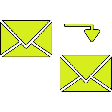 vektör simgesi zarfı ve e- posta